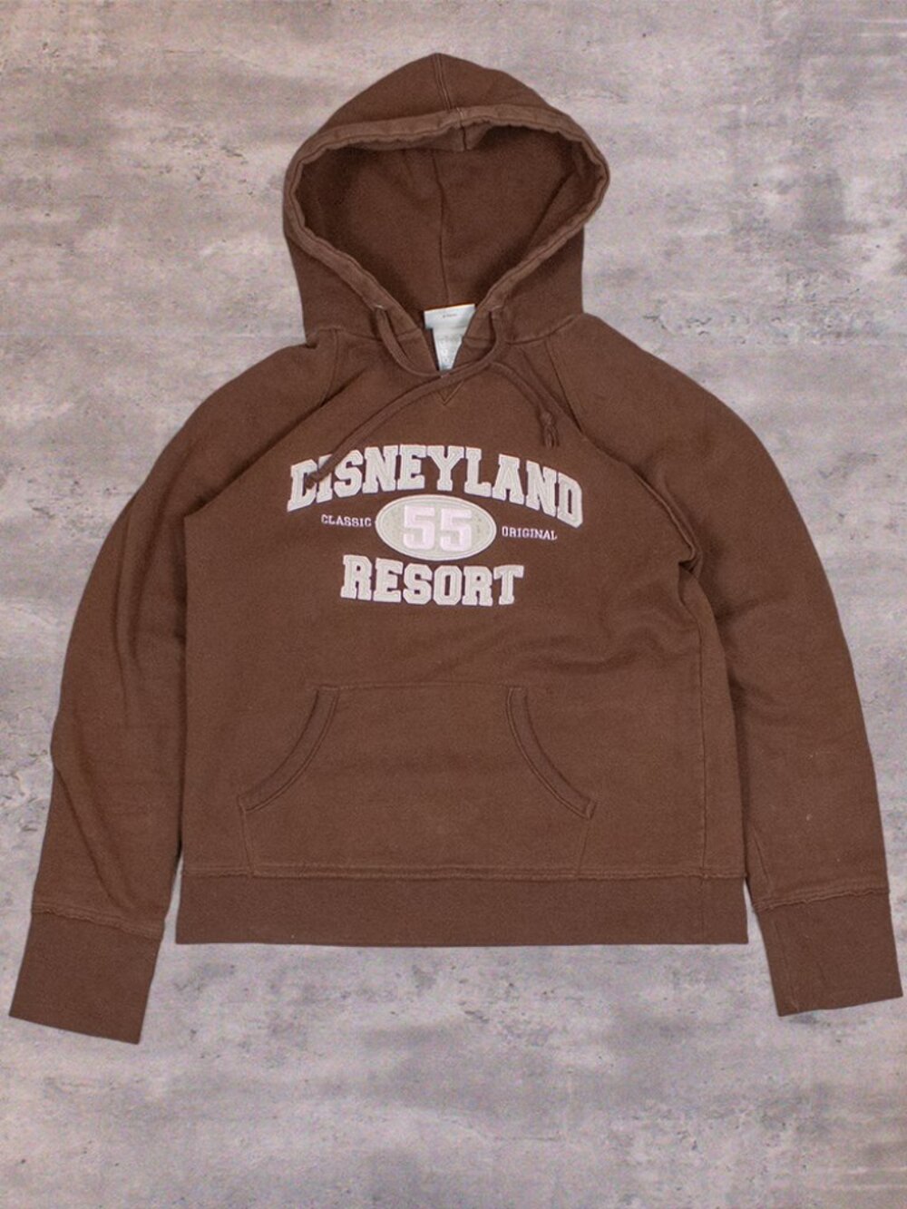 Vintage VTG Y2K 2000's Disney Resort Brown V Neck Travis‎ Scott Hoodie Sweater